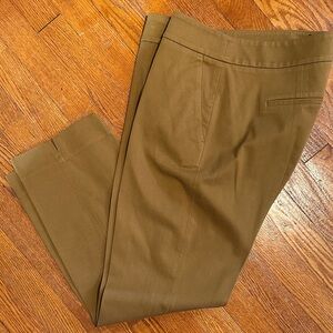 J. Crew Women's Tan Ankle Length Cropped Pants